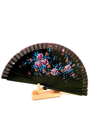 ABANICOS PINTADOS A MANO EN MADERA