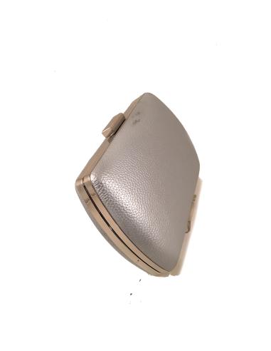 CLUTCH SENCILLO GRIS PLATA