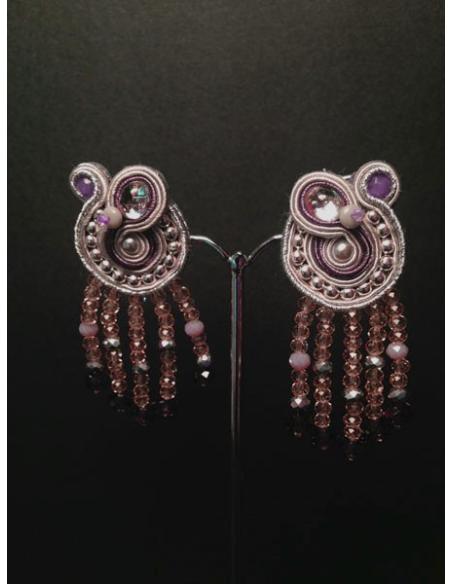 PENDIENTES FLAMENCA LILAS ONLINE