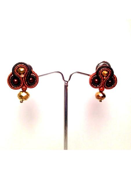 PENDIENTES FLAMENCA PEQUEÑOS COBRE