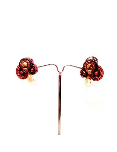 PENDIENTES FLAMENCA PEQUEÑOS BRONCE