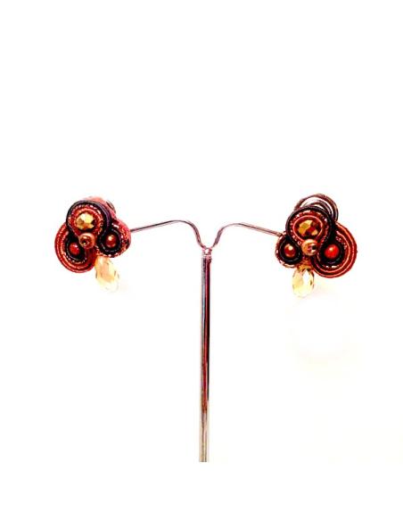 PENDIENTES FLAMENCA PEQUEÑOS BRONCE