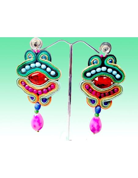 PENDIENTES FLAMENCA COLORES PRIMAVERA