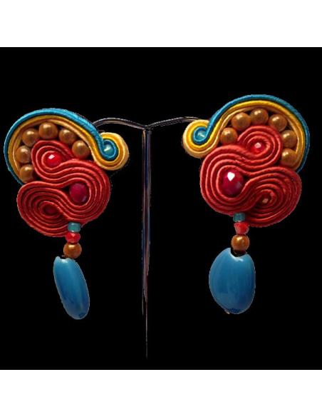 PENDIENTES FLAMENCA PARA ROMPER EN LA FERIA