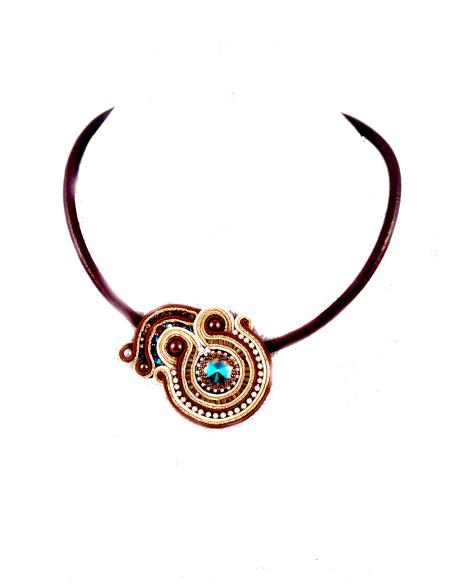 GOLGANTES SOUTACHE CORDON COLC ORO MARRO