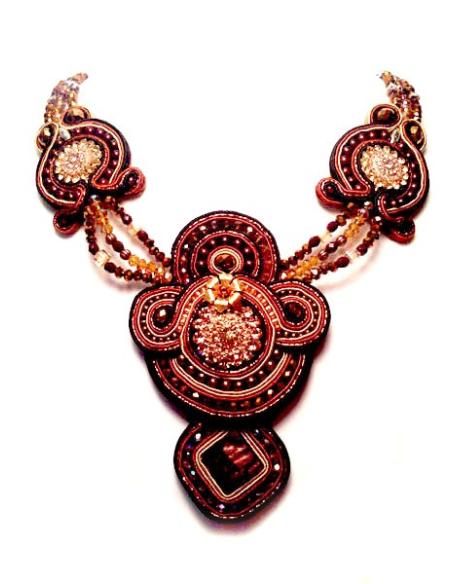GARGANTILLA SOUTACHE BRONCE GRANDE