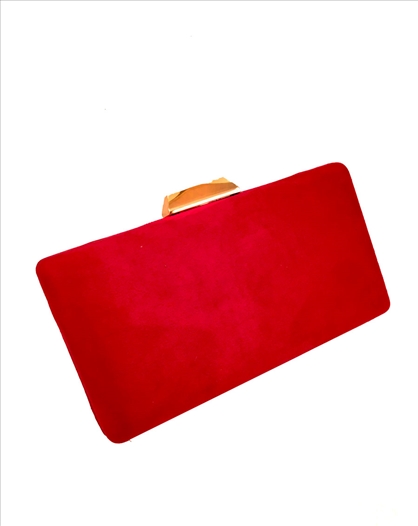 BOLSOS DE FIESTA ROJO EN ANTELINA