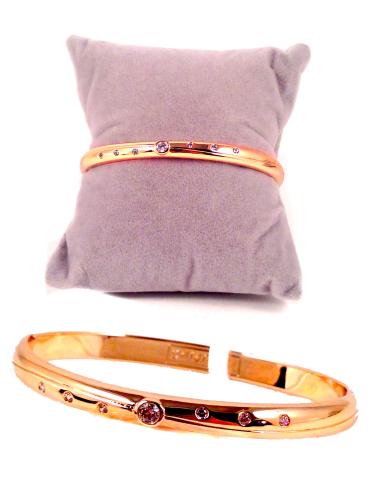 PULSERA RIGIDA MEDIA CAÑA DE RODIO...