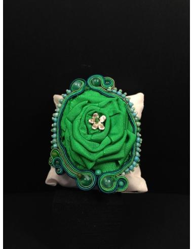 PUL ROSAS TELA VERDE DPS 12-00