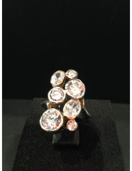 ANILLO PLATA CIRCONITA  19-60