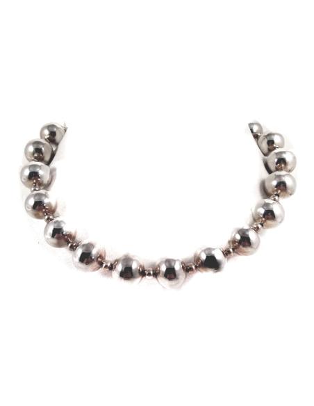 COLLAR  BOLAS PLATA