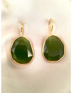 Imagen del producto PENDIENTES VERDES ELGANTES DE PIEDRAS NATURALES