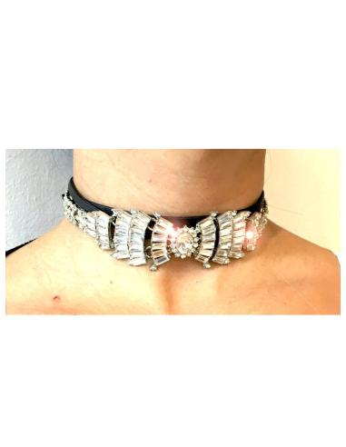 CHOKER DE CRISTAL TALLADO