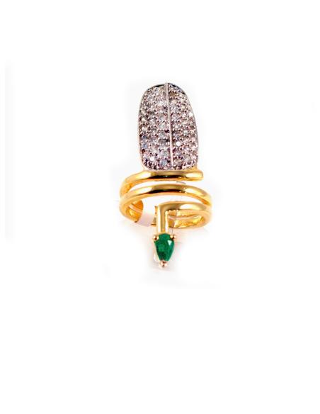 ANILLO PARA LA UÑA, CHAPADO ORO