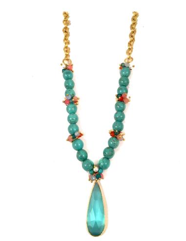 COLLARES DE PIEDRAS NATURALES CON LAGRIMA