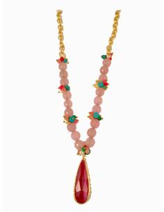 COLLARES DE PIEDRAS NATURALES CON LAGRIMA
