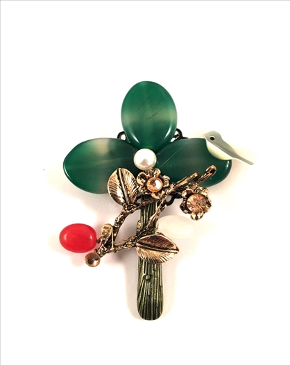 BROCHES ORIGINALES DE PIEDRA (+ COLORES)