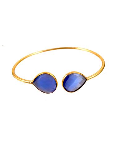 PULSERA ARO FINO CON PIEDRA