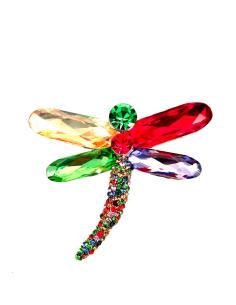 BROCHES ORIGINALES LIBELULA MULTICOLOR