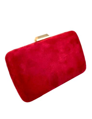 BOLSO DE FIESTA GRANATE EN ANTELINA