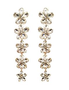 Imagen del producto PENDIENTE LARGO DE FIESTA, BISUTERIA,CRISTAL BLANC