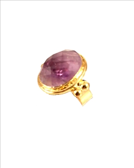 ANILLO DE BISUTERIA  MORADO AMATISTA 2