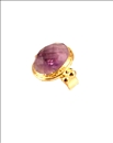 ANILLO DE BISUTERIA  MORADO AMATISTA
