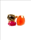 ANILLO DE BISUTERIA PIEDRA MUTLICOLOR