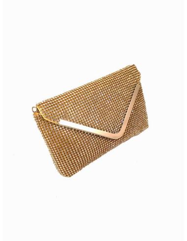 BOSLOS DE FIESTA ORIGINALES EN STRASS DORADO