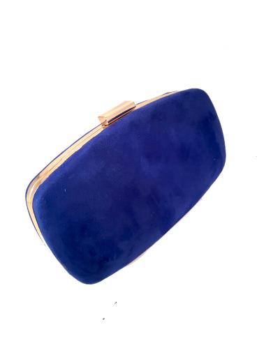 CLUTCH AZULON, FORMA ORIGINAL, BOLSOS DE FIESTA