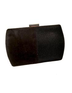 CLUTCH NEGRO EN BRILLO Y ANTELINA, BOLSO DE FIESTA
