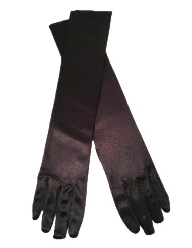 GUANTES LARGOS DE NOCHE NEGROS