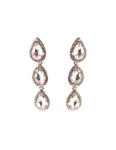 PENDIENTES LARGOS DE FIESTA ONLINE PLATEADOS