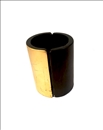 PULSERAS ETNICAS EN MADERA DE EBANO Y PAN DE ORO