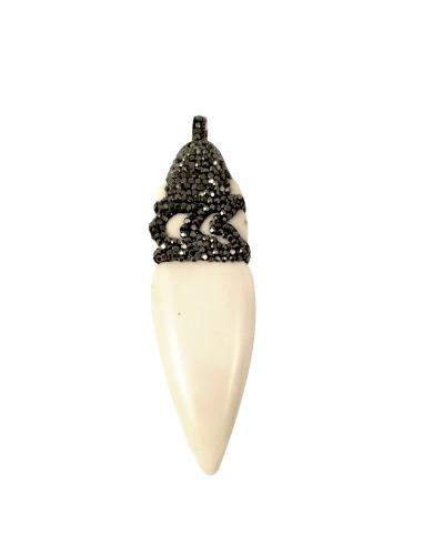 COLLARES LARGOS ETNICOS EN HUESO TALLADO