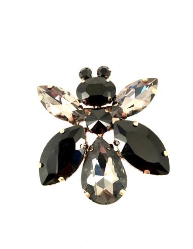 PRECIOSOS BROCHES PARA VESTIDOS EN TONOS GRISES Y NEGRO