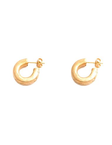 PENDIENTES CHAPADOS EN ORO MATE