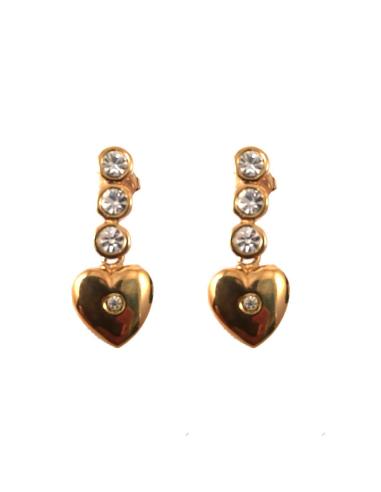 PENDIENTES ALTA BISUTERIA CON  BONITO CORAZON