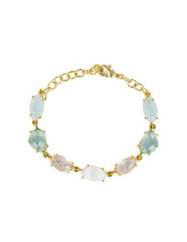 PULSERAS CON BAÑO EN TONOS PASTEL