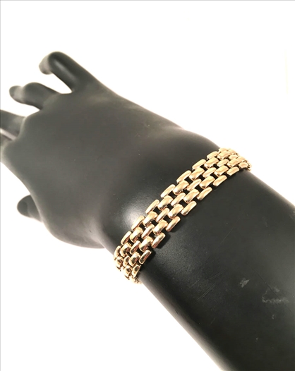 PULSERAS DORADAS DE BISUTERIA FINA...