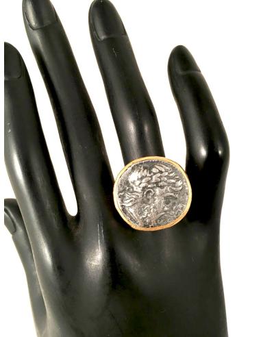 ANILLOS  GRANDES DE MONEDAS ROMANAS BISUTERIA FINA