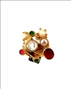 ANILLOS DE BISUTERIA, DISEÑO ESPECTACULAR DE PIEDRAS Y PERLAS