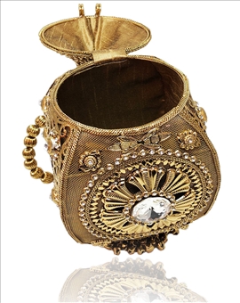 ORIGINALES BOLSOS DE FIESTA DORADOS, ESTILO ESPECTACULAR 2