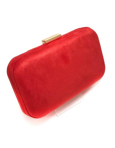 BOLSOS DE FIESTA ROJOS PARA BODAS, ADORNO DE BORLA LATERAL