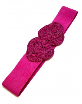 Imagen del producto CINTURONES PARA MUJER FUCSIAS CON NUDO MARINERO