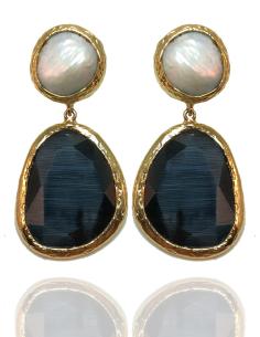 PENDIENTES NEGROS PARA BODAS, SIEMPRE ELEGANTE B&N