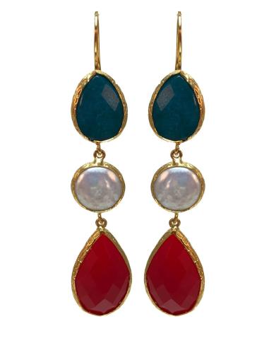PENDIENTES LARGOS PARA MUJER PARA BODAS ESPECIAL INVITADAS