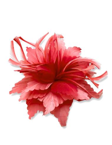 TOCADOS CORAL ROJIZO BODAS Y EVENTOS, FINO Y ELEGANTE