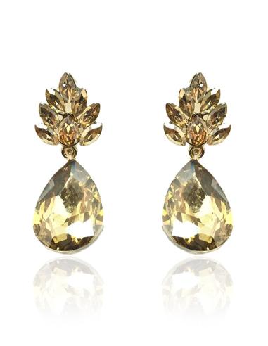 PENDIENTES DE BISUTERIA DORADOS PARA BODAS, ESPECIAL COMPLEMENTOS PARA INVITADAS