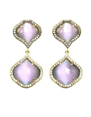PENDIENTES PARA BODAS AZULES DE BISUTERIA FINA